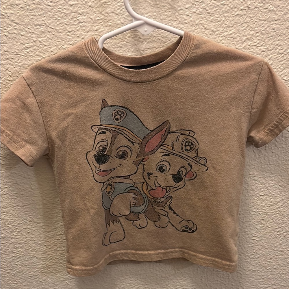 Kids Paw Patrol Tan T-Shirt